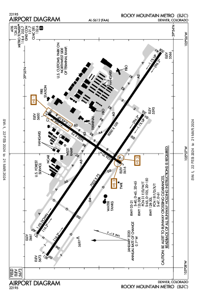 Rocky Mtn Metropolitan Denver, CO (KBJC): AIRPORT DIAGRAM (APD)