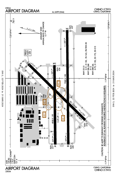 Chino Chino, CA (KCNO): AIRPORT DIAGRAM (APD)