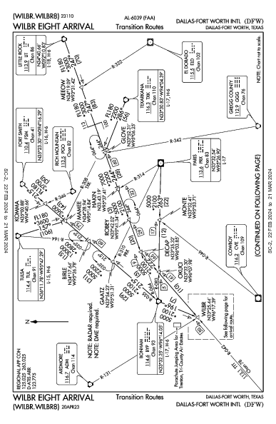 Dallas-Fort Worth Intl Dallas-Fort Worth, TX (KDFW): WILBR EIGHT (STAR)