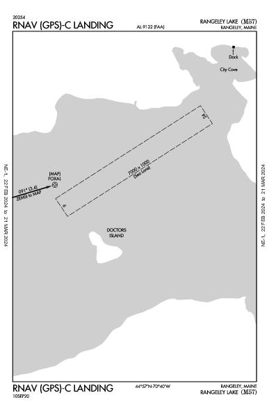 Rangeley Lake Rangeley, ME (M57): RNAV (GPS)-C (IAP)