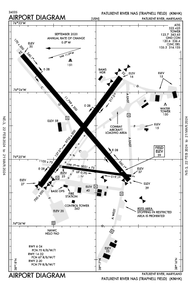 Patuxent River Patuxent River, MD (KNHK): AIRPORT DIAGRAM (APD)