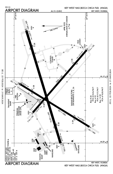 NAS Key West Key West, FL (KNQX): AIRPORT DIAGRAM (APD)