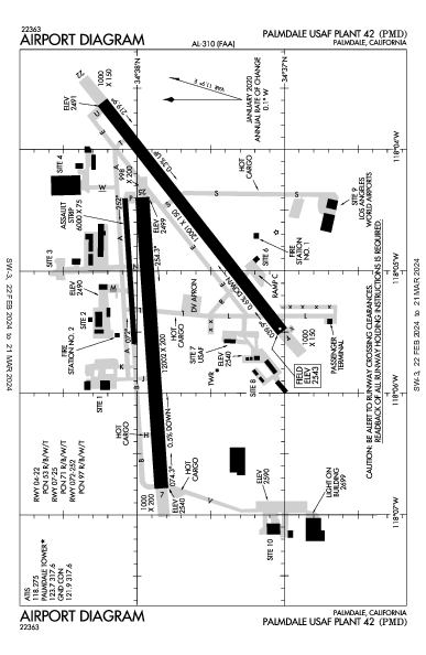 Palmdale Regional  Palmdale, CA (KPMD): AIRPORT DIAGRAM (APD)