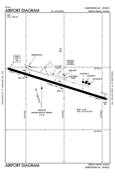 Eareckson As Shemya, AK (PASY): AIRPORT DIAGRAM (APD)