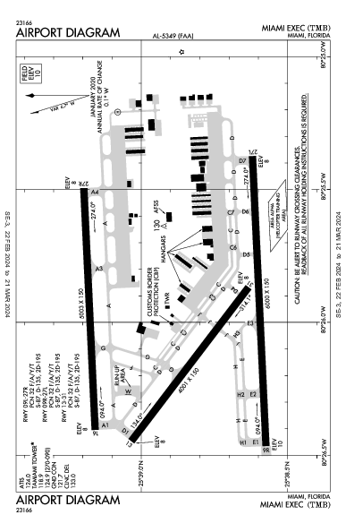 Miami Exec Miami, FL (KTMB): AIRPORT DIAGRAM (APD)